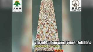 Premium Plant Engineered Wood Veneer Custom Interior Solutions