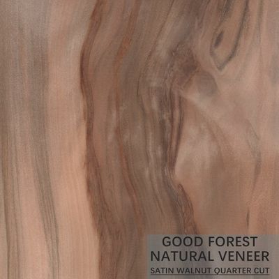 I fogli da impiallacciatura di legno naturali della biforcazione del grano dividono la noce americana tagliata