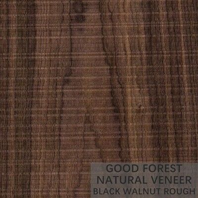 I fogli da impiallacciatura di legno naturali della biforcazione del grano dividono la noce americana tagliata