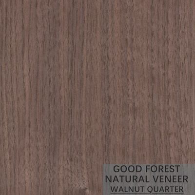 I fogli da impiallacciatura di legno naturali della biforcazione del grano dividono la noce americana tagliata