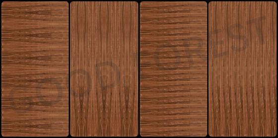 Il quarto verticale del grano Apple dell'impiallacciatura naturale di legno dell'OEM ha tagliato l'impiallacciatura