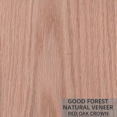 Il legno di quercia rossa fumato impiallaccia/quarto naturale del compensato dell'impiallacciatura ha tagliato il FSC