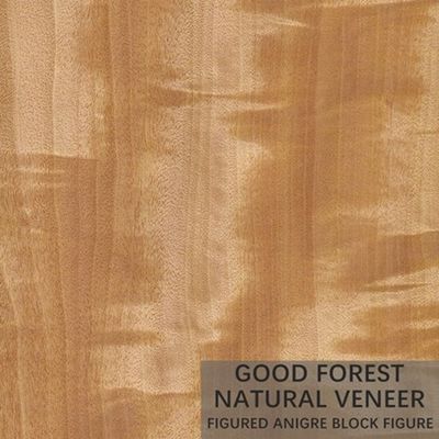 I fogli da impiallacciatura di legno naturali di Anigre hanno calcolato specialmente il colore rosso del grano