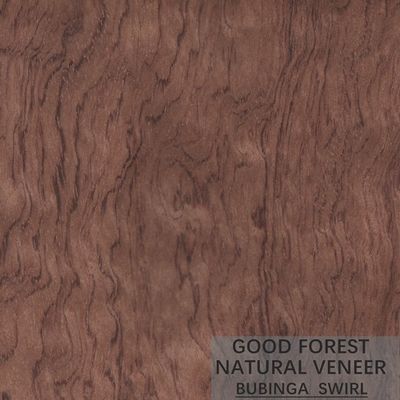 Specialmente struttura irregolare naturale dell'impiallacciatura di legno rossa del Myanmar Bubinga