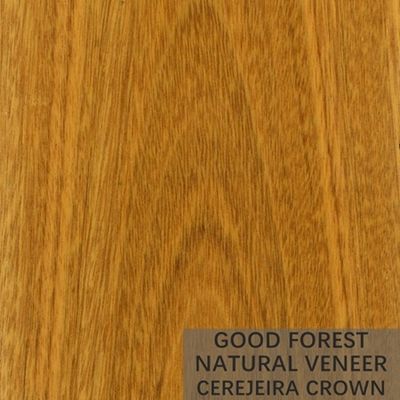 Grano di legno naturale dell'impiallacciatura di Cerejeira Wenge specialmente per la decorazione dell'hotel