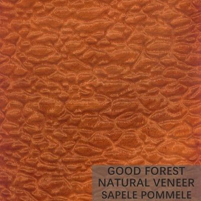 L'impiallacciatura di legno naturale di Sapele ha calcolato l'impiallacciatura di legno del grano per la decorazione