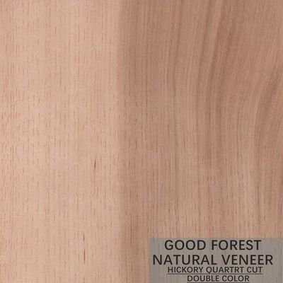 Il legno naturale del hickory impiallaccia l'impiallacciatura popolare FSC di legno del Governo di doppio colore