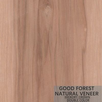 Il legno naturale del hickory impiallaccia l'impiallacciatura popolare FSC di legno del Governo di doppio colore