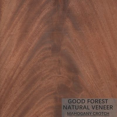 L'impiallacciatura di legno naturale appena di mogano ha personalizzato il grano del taglio della corona