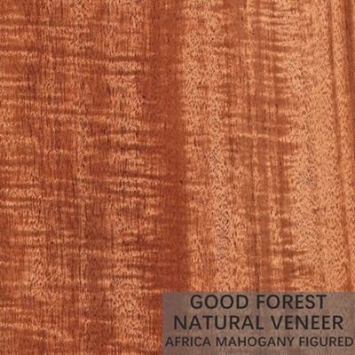 L'impiallacciatura di legno naturale appena di mogano ha personalizzato il grano del taglio della corona
