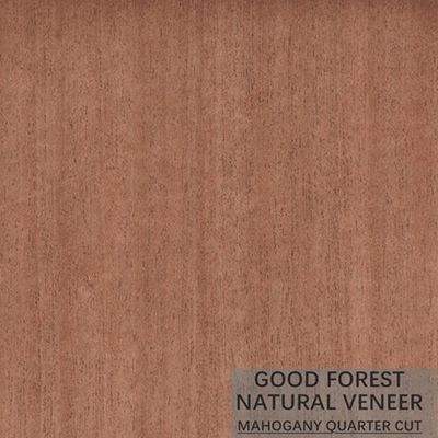 L'impiallacciatura di legno naturale appena di mogano ha personalizzato il grano del taglio della corona