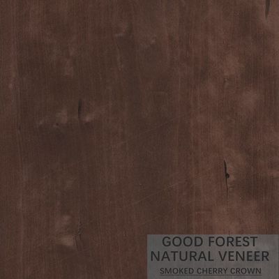 Colore naturale di Cherry Veneer Quarter Cut Smoked della decorazione popolare