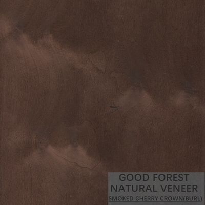 Colore naturale di Cherry Veneer Quarter Cut Smoked della decorazione popolare