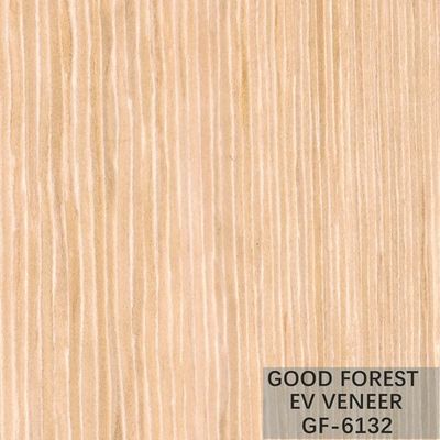 Quercia di legno artificiale della perla dell'impiallacciatura con grano verticale e colore bianco popolari