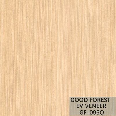 Quercia di legno artificiale della perla dell'impiallacciatura con grano verticale e colore bianco popolari