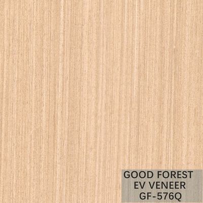 Quercia di legno artificiale della perla dell'impiallacciatura con grano verticale e colore bianco popolari