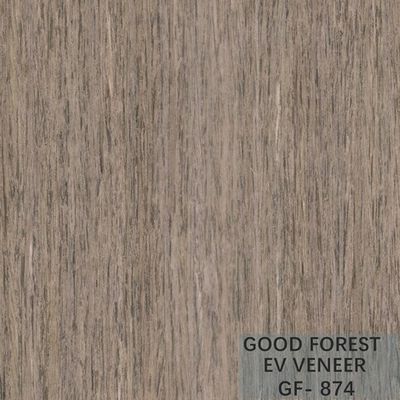 Impiallacciatura in legno ingegnerizzato Rovere Naturale Taglio di testa / Grana dritta 0.5MM Dimensione standard per l'esportazione per pannelli di pregio NCO-L774/874/7004