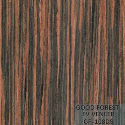 Il legno costruito impiallaccia Ebony Wood Veneer 0.15-0.55 millimetri di spessore