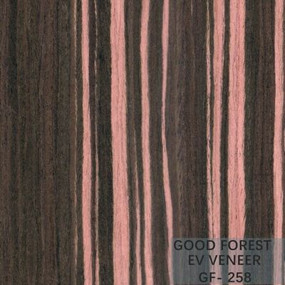 Il legno costruito impiallaccia Ebony Wood Veneer 0.15-0.55 millimetri di spessore