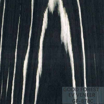 Il legno costruito impiallaccia Ebony Wood Veneer 0.15-0.55 millimetri di spessore