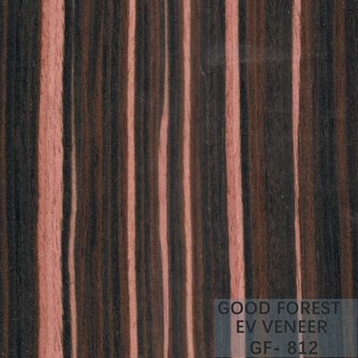 Il legno costruito impiallaccia Ebony Wood Veneer 0.15-0.55 millimetri di spessore