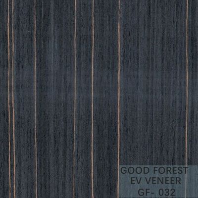 Il legno costruito impiallaccia Ebony Wood Veneer 0.15-0.55 millimetri di spessore