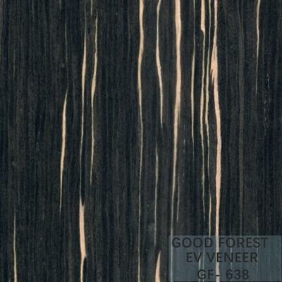 Il legno costruito impiallaccia Ebony Wood Veneer 0.15-0.55 millimetri di spessore
