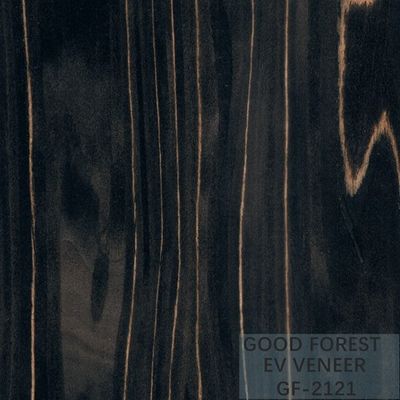 Il legno costruito impiallaccia Ebony Wood Veneer 0.15-0.55 millimetri di spessore