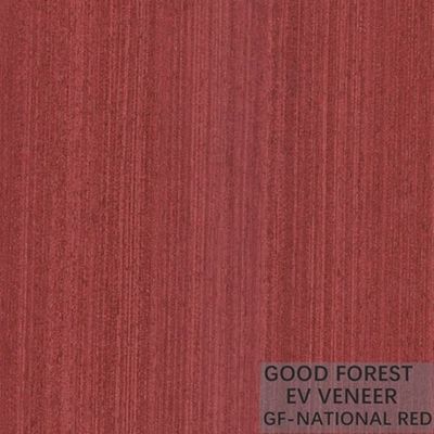 Ha costruito il legno per impiallacciare l'impiallacciatura di legno di colore rosso per il Wallcovering