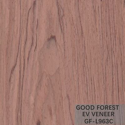 La corona di legno costruita di Bubinga dell'impiallacciatura ha tagliato il legno per impiallacciare le tecniche tagliate affettate