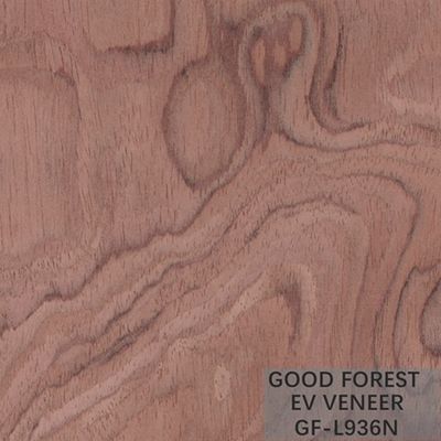 La corona di legno costruita di Bubinga dell'impiallacciatura ha tagliato il legno per impiallacciare le tecniche tagliate affettate