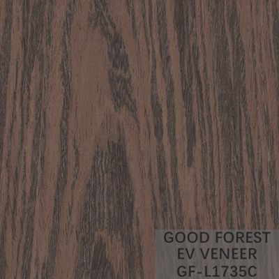 Il legno costruito impiallaccia il pollo Wing Wood Veneer 2500*640 millimetro di Wenge