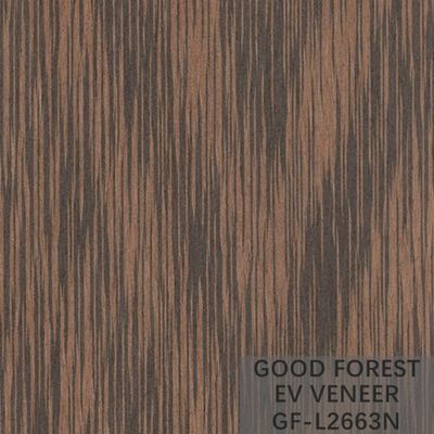 Il legno costruito impiallaccia il pollo Wing Wood Veneer 2500*640 millimetro di Wenge