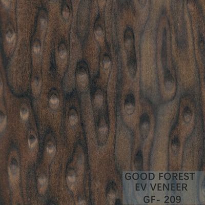 Fenerie di legno ingegnerizzata per il raggio dell'occhio spessore 0,15-0,55 mm