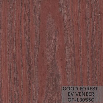 Dimensione rossa costruita di Santos Rose Wood 2500*640 millimetro dell'impiallacciatura di legno