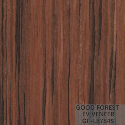 Servizio su misura grano di Santos Rose Engineered Wood Veneer Straight