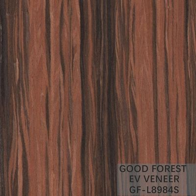 Servizio su misura grano di Santos Rose Engineered Wood Veneer Straight