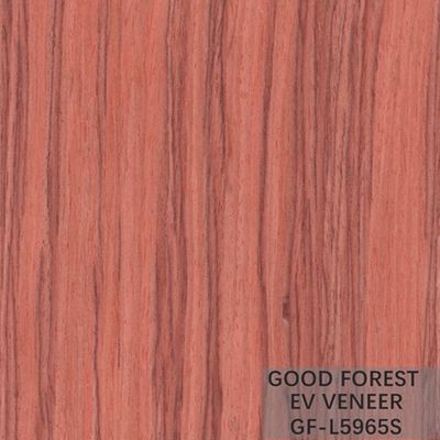 Servizio su misura grano di Santos Rose Engineered Wood Veneer Straight