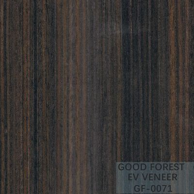 L'immaginazione di legno scura fumata dell'impiallacciatura ha costruito i fogli da impiallacciatura decorativi