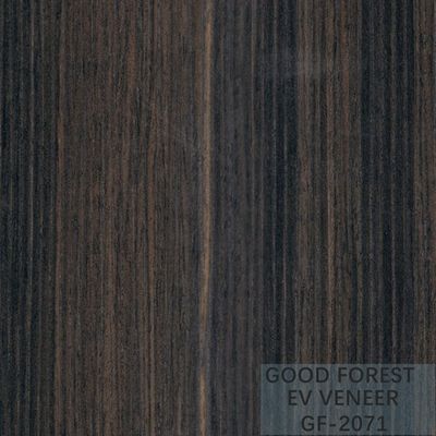L'immaginazione di legno scura fumata dell'impiallacciatura ha costruito i fogli da impiallacciatura decorativi