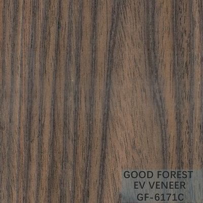 L'immaginazione di legno scura fumata dell'impiallacciatura ha costruito i fogli da impiallacciatura decorativi