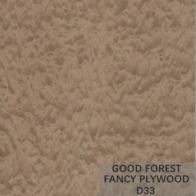 Impiallacciatura su misura del principale canale di Burl Veneer Plywood Board Fancy