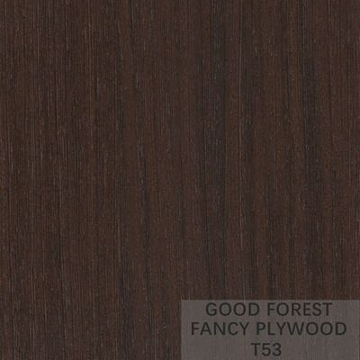 Immaginazione del bordo della piega dell'impiallacciatura dell'OEM che pavimenta il compensato di Wenge su misura