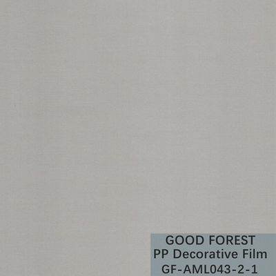 Film decorativo di serie pp del metallo grano del cavo di tiraggio di larghezza 1260mm/di 1250mm