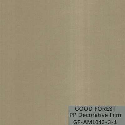 Film decorativo di serie pp del metallo grano del cavo di tiraggio di larghezza 1260mm/di 1250mm