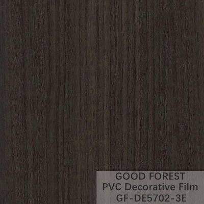 Film nero decorativo del PVC grano di legno di larghezza di 1330mm - di 1260mm