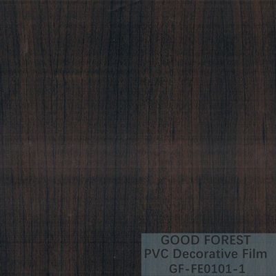 Film nero decorativo del PVC grano di legno di larghezza di 1330mm - di 1260mm