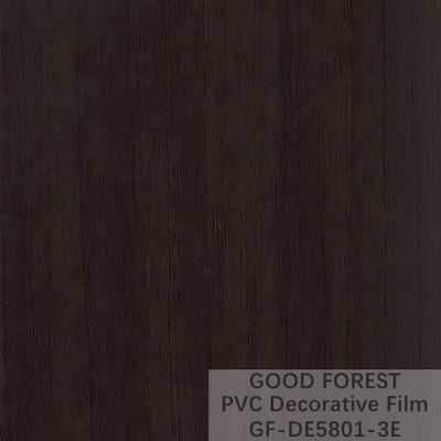 Film nero decorativo del PVC grano di legno di larghezza di 1330mm - di 1260mm