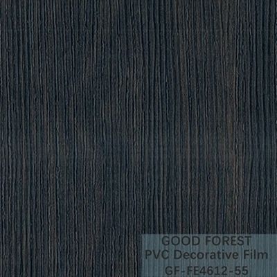 Film nero decorativo del PVC grano di legno di larghezza di 1330mm - di 1260mm
