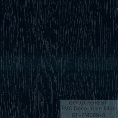 Film nero decorativo del PVC grano di legno di larghezza di 1330mm - di 1260mm